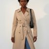 The Women's Ember Belted Long Trench Coat – Elegant Winter Overcoat