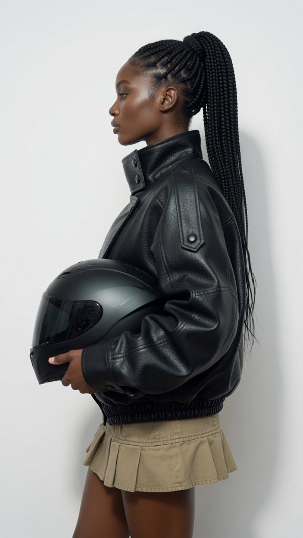 grok-image-372d5c6e-3f0e-4002-b2a1-9e2adbc89e79 The Nova Jacket – Women’s Oversized Faux Leather Jacket – Minimalist Streetwear