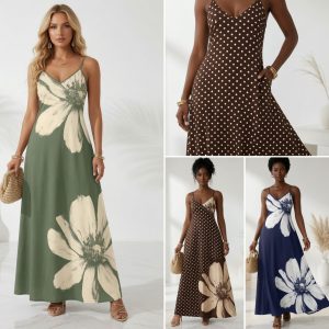 Nova Dress – Women's Elegant Assorted Boho Summer Dresses with Pockets