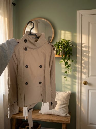 Sienna Trench – Women's Vintage Belted Trench Coat | High Collar Autumn & Winter Jacket photo review